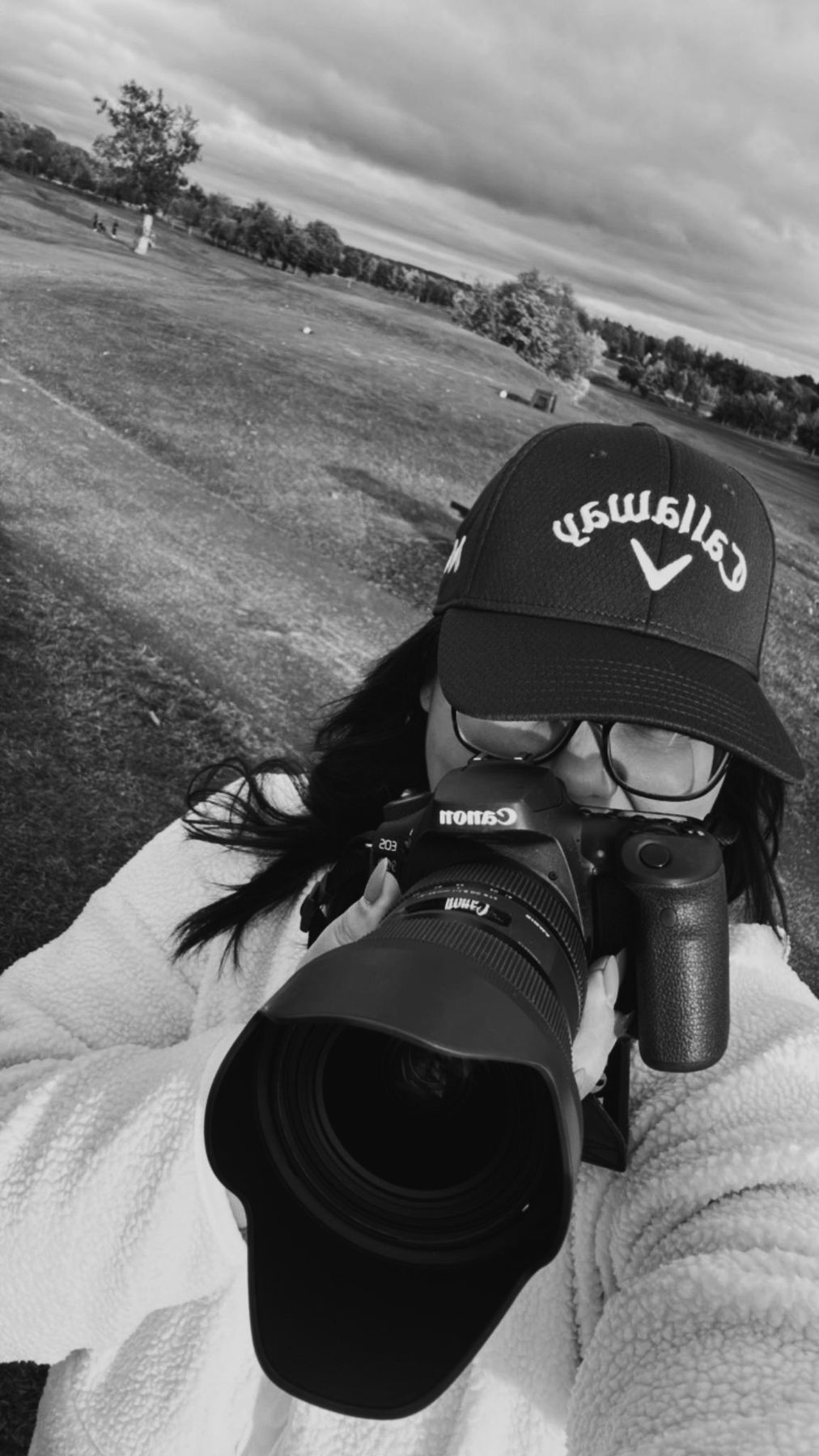 Ingryd behind the camera