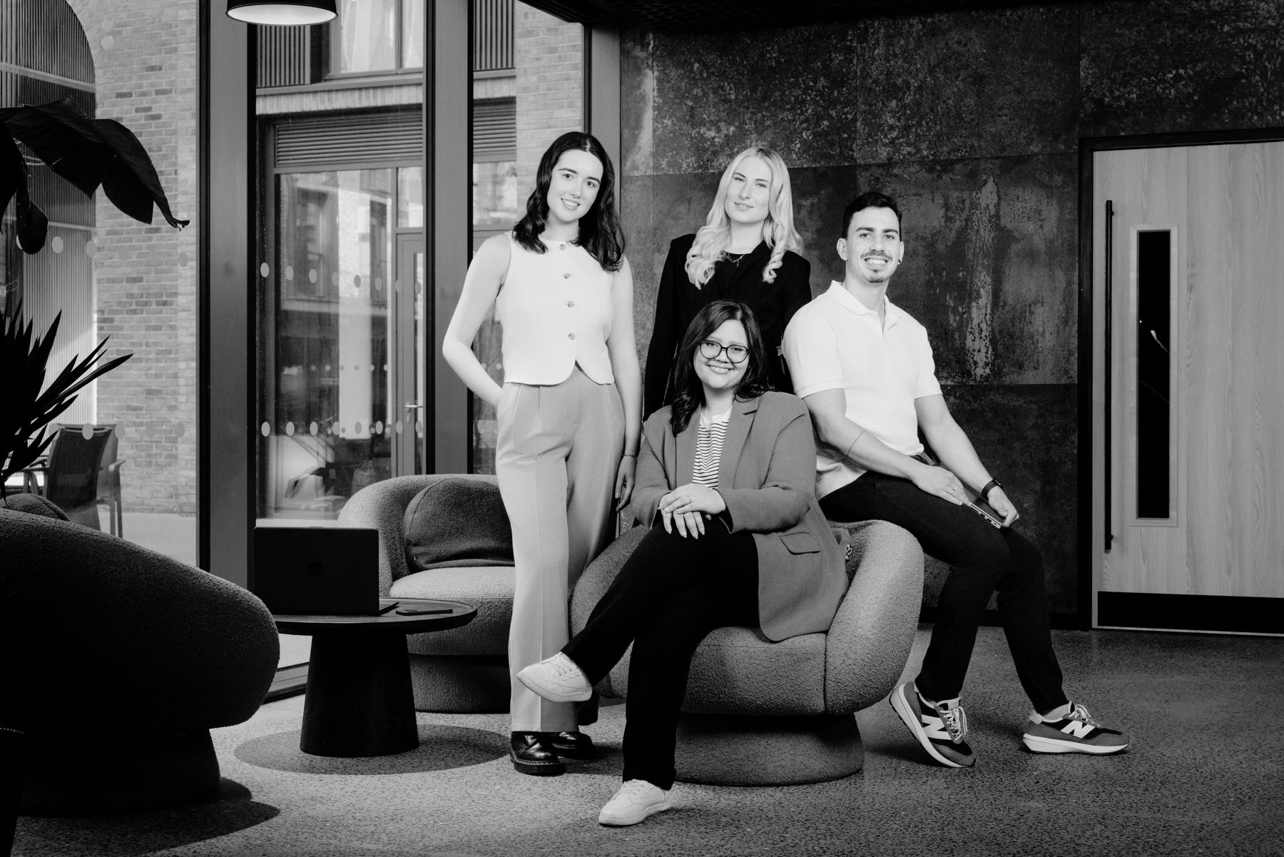 Ingryd with the Invoke Creative Agency team